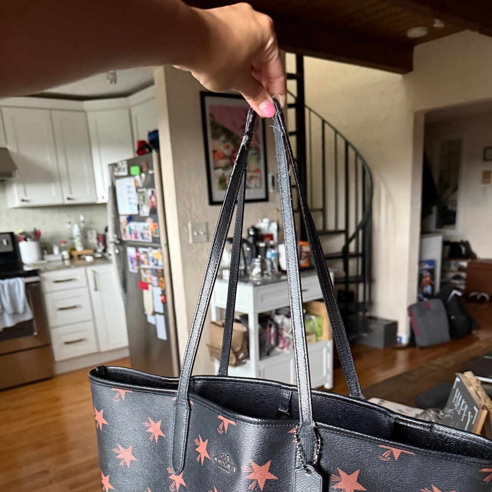 (SOLD) Coach Stars Canyon Limited Edition Black and Brown Star Bag - Picture 5 of 5